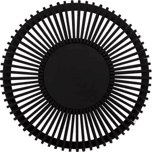 Umage Clava Up Vegglampe Medium Svart Eik