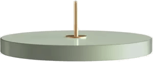 Umage Asteria Medium lysegrønn/messing Ø 43 cm