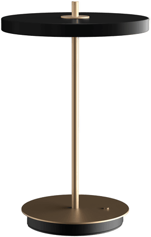 Umage Asteria Move bordlampe svart/messing 31 cm