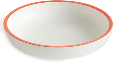 Hay Sobremesa serveringsskål S Hvit-rød