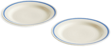 HAY Sobremesa tallerken Ø 18,5 cm 2-pakning Blå