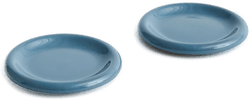 HAY Barro Tallerken Ø18 cm 2-pk Mørkeblå
