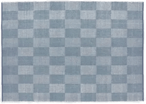 HAY Check Teppe 170 x 240 Light Blue