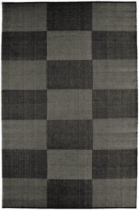 Hay Check Rug 200 x 300 Black L