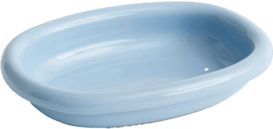 Hay Barro oval tallerken, lyseblå