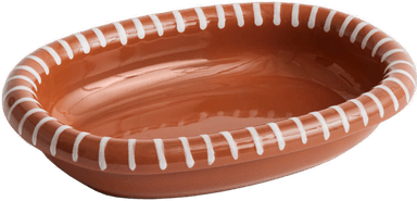 Hay Barro oval tallerken small