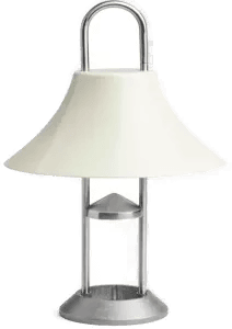 Hay Mousqueton bordlampe Oyster white