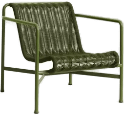 Hay Palissade Cord Low loungestol Olive