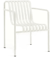 Hay Palissade Dining karmstol Cream white