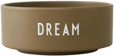Design Letters snackskål Ø12 cm Dream-olive green