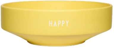 Design Letters favorittskål large Yellow