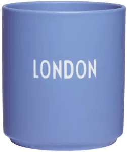 Design Letters favorittkopp London-blue 25 cl