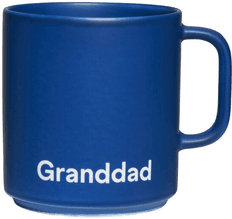 Design Letters Favorittkopp Granddad 25 cl midnight blue