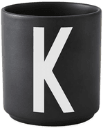 Design Letters kopp svart K