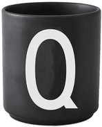 Design Letters kopp svart Q