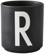 Design Letters kopp svart R