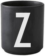 Design Letters kopp svart Z