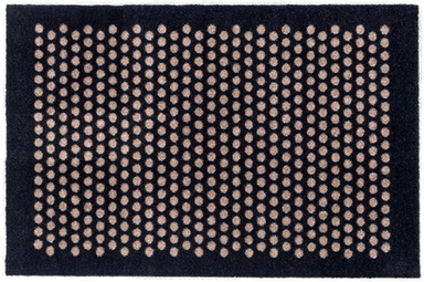 Tica Copenhagen Dot matte 60x90 cm svart/sand