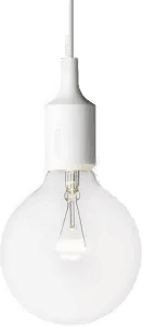 Muuto E27 Pendellampe Hvit
