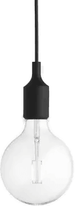 Muuto E27 Pendellampe, Svart