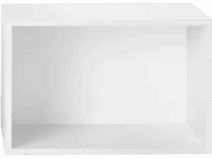 Muuto Stacked 2.0 ryggskive large hvit