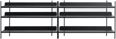 Muuto Compile Shelving System 6, Svart