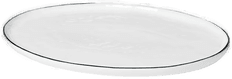 Broste Copenhagen Salt oval tallerken 20x30 cm