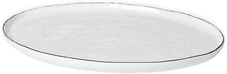 Broste Copenhagen Salt oval tallerken 26,5 x 38,5 cm