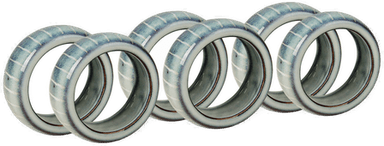 Broste Copenhagen Nordic Sea serviettringer 6-pakning