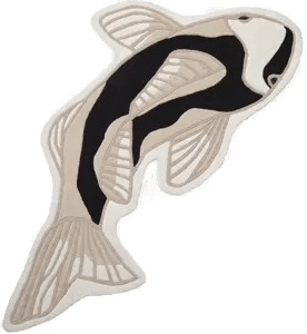 Broste Copenhagen Koi teppe 97x130 cm