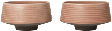 Broste Miko skål 2-pk Dusty pink