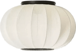 Made By Hand Knit-Wit 45 Oval lampe Pearl white