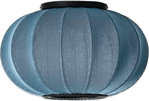 Made By Hand Knit-Wit 45 Oval lampe Blue stone