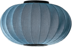 Made By Hand Knit-Wit 57 Oval lampe Blue stone