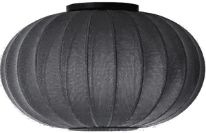 Made By Hand Knit-Wit 57 Oval lampe Black