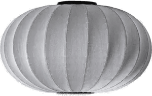 Made By Hand Knit-Wit 76 Oval lampe Silver