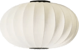 Made By Hand Knit-Wit 76 Oval lampe Pearl white