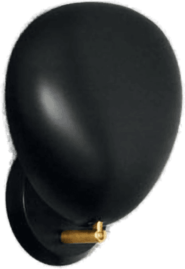 Gubi Cobra vegglampe, svart