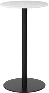 Gubi 1.0 Bar Table, Ø60, Bianco Carrara