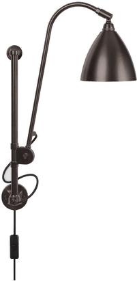 Gubi Bestlite BL5 vegglampe svart/messing