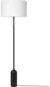 Gubi Gravity gulvlampe svart stål/hvit