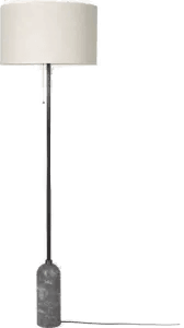 Gubi Gravity gulvlampe, grå marmorert