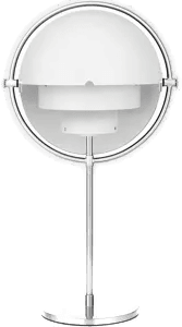 Gubi Multi-Lite bordlampe 50 cm krom/hvit