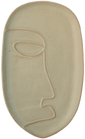 Bloomingville Ngan brett 18,5x30 cm Grønn