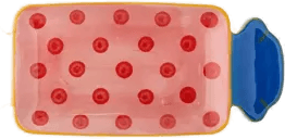 Bloomingville Caramella serveringsfat 10,5x25,5 cm