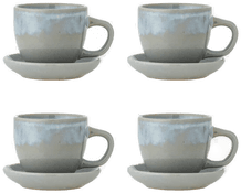 Bloomingville Brenta kopp med skål 4-pakning