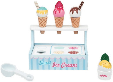 Small Wood Mini Iskrembutikk