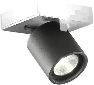Lightpoint Focus Mini vegg- og taklampe Black
