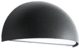 Lightpoint Rørhat vegglampe LED svart