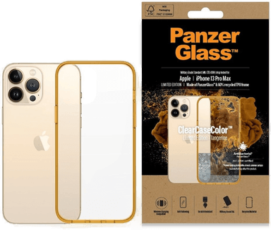 PanzerGlass ClearCase iPhone 13 Pro Max - Tangerine